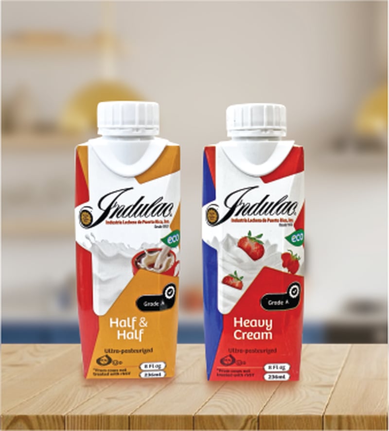 Las nuevas leches Heavy Cream y Half & Half en conveniente formato UHT.