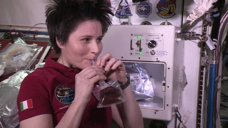 La astronauta italiana Samantha Cristoforetti