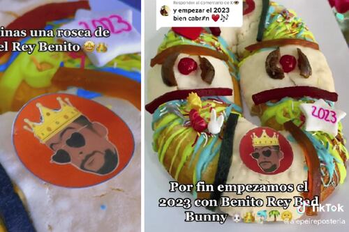 Rosca de Reyes inspirada en Bad Bunny se viralizó en TikTok