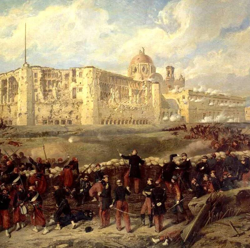 Batalla de Puebla en México.