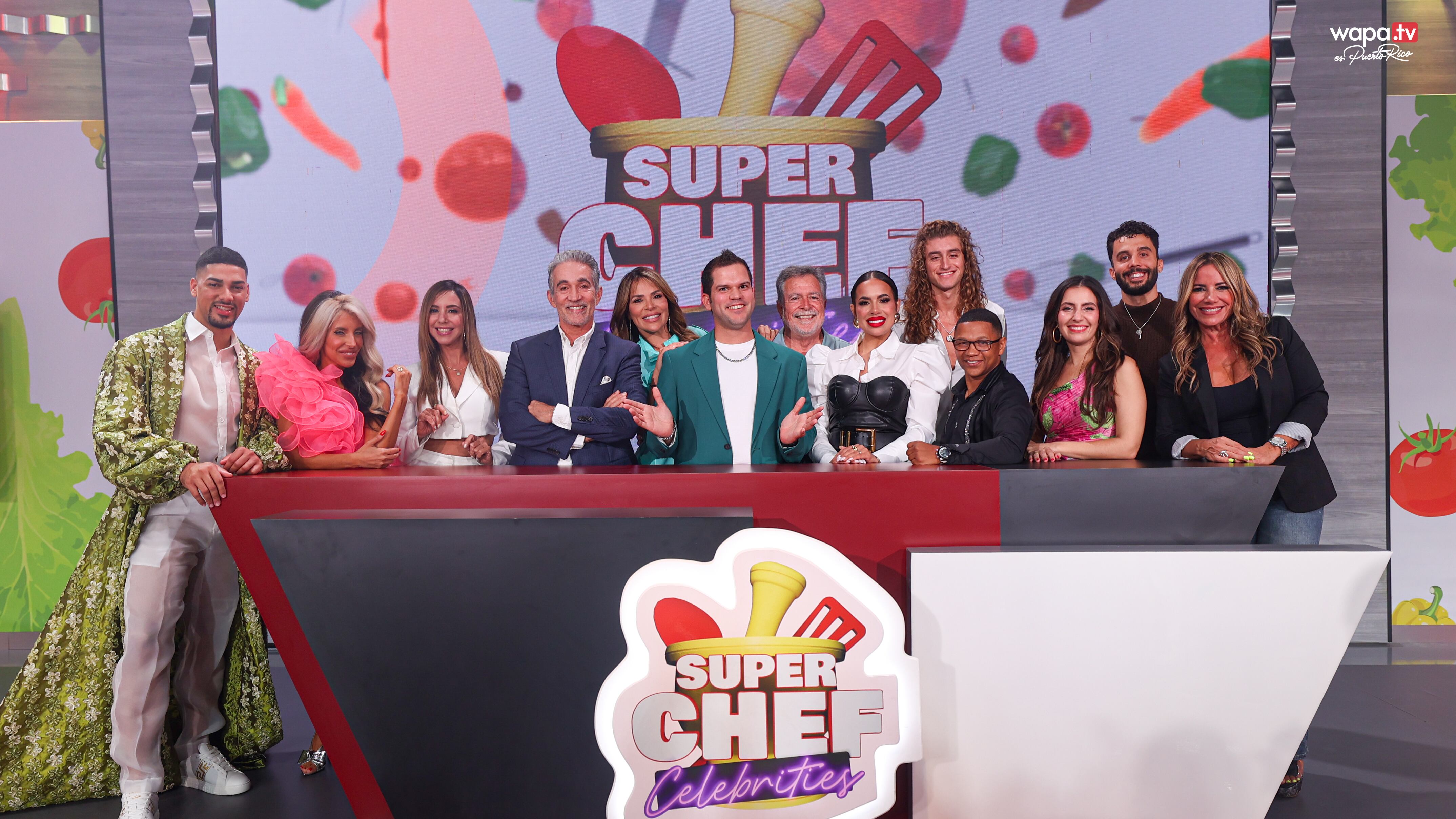 WAPA presenta a las 12 personalidades de "Super Chef Celebrities".
